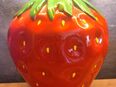 Dekofigur Erdbeere zum aufhängen Werbung für Obst und Gemüseladen NEU in 06313