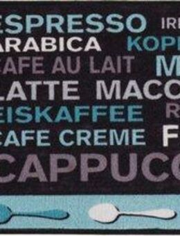 Andiamo Küchenläufer Cafe Creme, rechteckig, Höhe: 4 mm, Motiv Kaffee, mit Schriftzug, Größe 50x150 cm, Küche