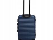 Großer Premium Koffer Reisekoffer ABS Kunststoff 96l mit Rippen dunkelblau - Wuppertal