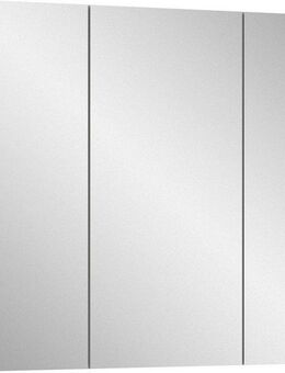 welltime Spiegelschrank BIEL, TOPSELLER!, Breite 82 cm, 3 Türen, 6 Einlegeböden, 9 Fächer (1-St) Badmöbel, Badschrank, Schrank, Wandschrank, Bad, Badezimmer