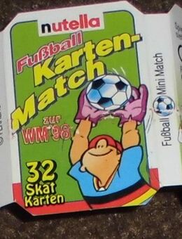 Mini Kartenspiel Fußball Weltmeisterschaft 1998 Werbung Nutella Ferrero - Bottrop