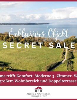 Neubaucharme trifft Komfort: Moderne 3-Zimmer-Wohnung mit großem Wohnbereich und Doppelterrasse! - Dassow