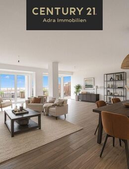 Designwohnung (123 m²) in außergewöhnlichem Kunsthaus mit 60 m² XXL-Terrasse & bodentiefen Fenster - Ochsenhausen