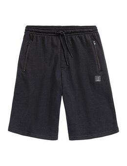 John Devin Sweatshorts, seitliche Taschen mit schwarzem Reißverschluss