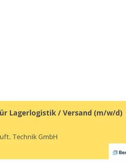 Fachkraft für Lagerlogistik / Versand (m/w/d) - Bexbach