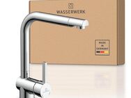 WASSERWERK Spültischarmatur WK 4, Wasserhahn, Küche, Einhebelmischer 360° schwenkbar, Cold-Start-Funkt., geräuscharm