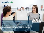 Immobilienmakler / - berater (m/w/d) als freie Handelsvertreter (Quereinsteiger) - Frankfurt (Main)