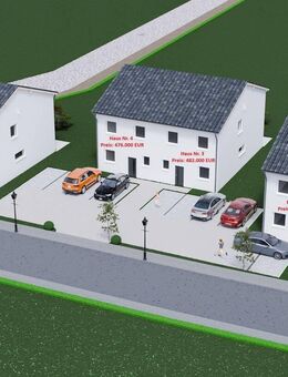 +++ NEUBAU DHH - TOP KfW-Zins für Familien + Zuschüsse über Bayern Labo - Marktplatznähe +++ - Pilsting