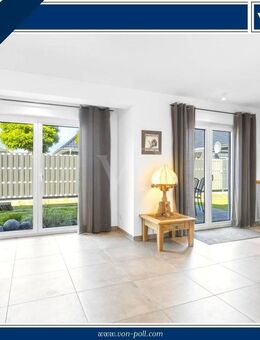Ebenerdiges Wohnen mit Stil! Eigentumswohnung mit Terrasse, Garten, Garage und Zugang zum Wangermeer - Wangerland
