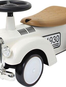 Jamara Rutscherauto Classic Car weiß, mit Flüsterreifen