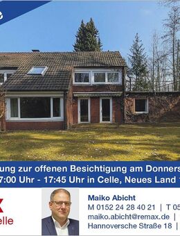 Familienfreundliches Reihenendhaus in beliebter Lage von Westercelle (MA-6442) - Celle