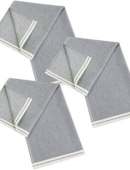 framsohn frottier Geschirrtuch Modern Living Fischgrät, (Set, 3-tlg), dichte Feinwebung, in Österreich hergestellt, 50x70 cm