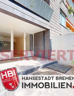 Gartenstadt-Vahr / 2-Zimmer-Erdgeschosswohnung mit großzügiger Terrasse und einem Hofgarten - Bremen