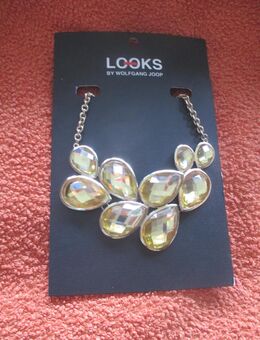 NEU mit ETIKETT * Anlass * Ausgeh * Ball * Swarovski * Strass * Kristalle * Steine * Glitzer * Glieder * Statement * Collier * KETTE "LOOKS by JOOP" gold * gelb * - Riedlingen