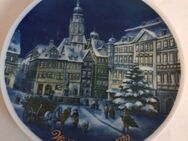 Weihnachtsteller Zierteller Jahrgangsteller Porzellan Kobalt Sammelteller 1979 - Essen