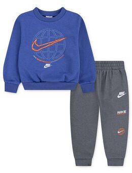 Nike Sportswear Jogginganzug NKB B NSW FS FLC CREW PANT SET (2-tlg), für Kinder