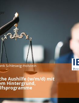 Studentische Aushilfe (w/m/d) mit juristischem Hintergrund, Corona-Hilfsprogramme - Kiel