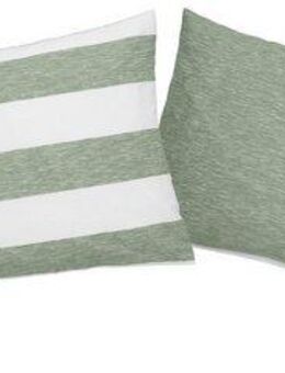 OTTO products Kissenhülle Big Stripe, (2 Stück), Streifen-Design in Melange-Optik