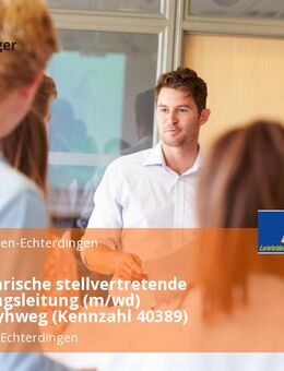 Kommissarische stellvertretende Einrichtungsleitung (m/wd) Aicher-Layhweg (Kennzahl 40389) - Leinfelden-Echterdingen