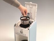 Ariete Filterkaffeemaschine Vintage 1342, blau, 1,5l Kaffeekanne, Permanentfilter, Startzeit Kaffeezubereitung programmierbar