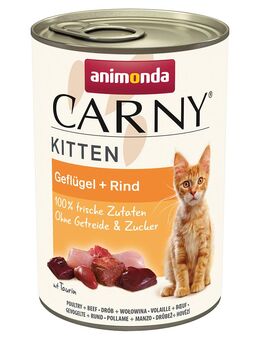 animonda Carny Kitten 12 x 400 g - Geflügel & Rind