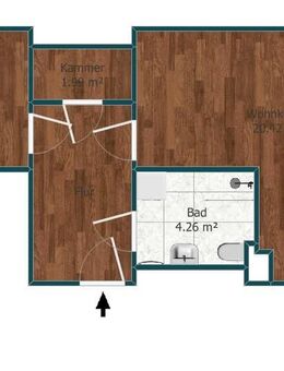Ab 01.09.2025 ! Umfangreich renoviert - großer Balkon - modernisiertes Bad - 2 Zimmer - direkt im Stadtzentrum! - Görlitz