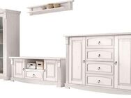Home affaire Wohnwand Anna, (Set, 4-St), aus massiver Kiefer, FSC®, im romantischen Landhausstil