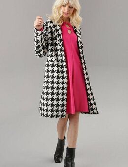 Aniston SELECTED Kurzmantel mit trendy Hahnentrittmuster