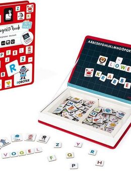 Janod Lernspielzeug Magnetbuch - Alphabet
