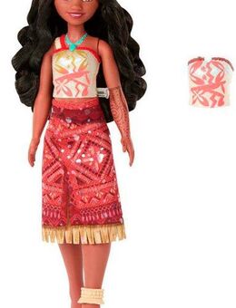 Mattel® Anziehpuppe Disney Vaiana 2, Schwimmende Tautai Vaiana, mit Farbwechselfunktion