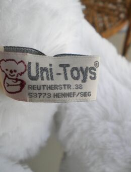 Uni Toys-Plüsch-Spruch-Teddy-Stets einen kühlen Kopf bewahren,ca. 40 cm - Linnich