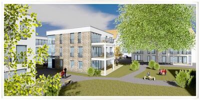 Neubau-Erstbezug! Traumhafte Innenstadtwohnung mit Terrasse und kleinem Garten im 3-Familien-Haus