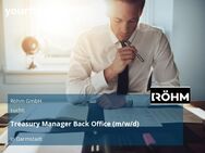 Treasury Manager Back Office (m/w/d) - Darmstadt