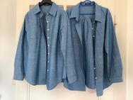 2 blaue Blusen/Hemden - Zell (Mosel)