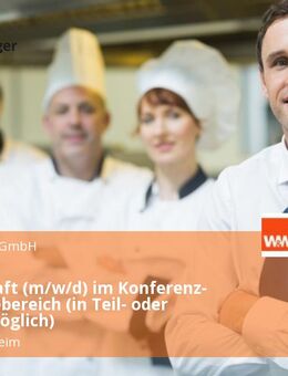 Servicekraft (m/w/d) im Konferenz- und Gästebereich (in Teil- oder Vollzeit möglich) - Kornwestheim