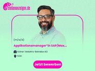Applikationsmanager*in SAP/Maximo (MM/PM) (befristet bis zum 31.12.2027) - Köln