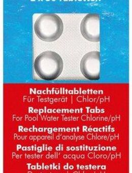 SUMMER FUN Poolpflege Nachfülltabletten, (Packung, 2x 30 Tabletten), für Wassertestgerät Chlor/pH-Wert