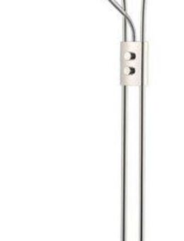 TRIO Leuchten LED Stehlampe Chris, Dimmfunktion, LED fest integriert, Warmweiß, Schalter,Getrennt schaltbar,integrierter Dimmer,Flexibel