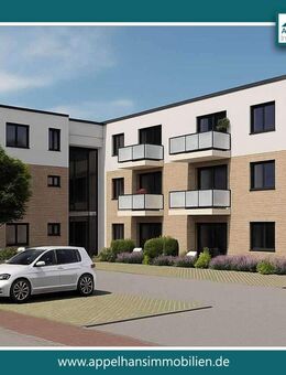 Reduziert!: Moderne, helle KfW-40+ Neubauwohnung - Preußisch Oldendorf