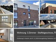 Erstbezug - Staffelgeschoss-Wohnung (3 Zi) mit Dachterrasse und e-Mobilität in Hasloh - Hasloh