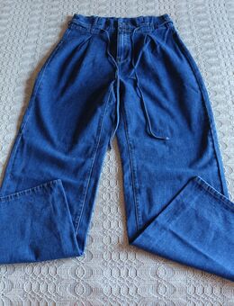 Jeans, Jeanshose, weit, Gr. L, blau, Shein, nicht getragen - Hamburg