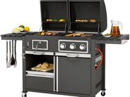 Tepro Gasgrill Kohle-Gas-Kombi Toronto, BxTxH: 173x65x116,5 cm