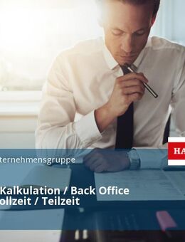 Assistenz Kalkulation / Back Office (m/w/d) Vollzeit / Teilzeit - Hannover