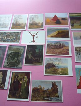 Konvolut ca. 230 Künstlerkarten, Kunstkarten, siehe Liste und Fotos - Düsseldorf