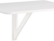 Home affaire Klapptisch Trend, aus weiß lackiertem MDF Holz, platzsparend, Tischplattenstärke 1,8 cm