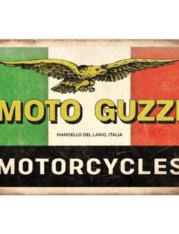 Schönes Moto Guzzi Blechschild Motorcycles Motorrad Biker 20x30 cm - München