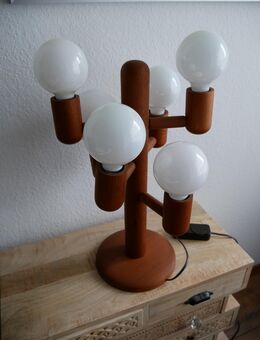 Tischlampe Teakholz Mid Century - Langen (Hessen) Zentrum