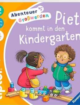 Ravensburger Buch tiptoi® Abenteuer Großwerden - Piet kommt in den Kindergarten, Made in Europe