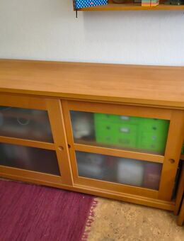 Grüne Erde Highboard Buche massiv natur. - Aichach