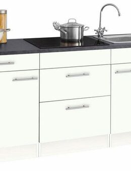 OPTIFIT Küchenzeile Mini, Breite 180 cm, mit Glaskeramik-Kochfeld, mit Arbeitsplatte